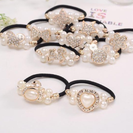 AKSESORIS IKAT RAMBUT KUNCIR GELANG KOREA