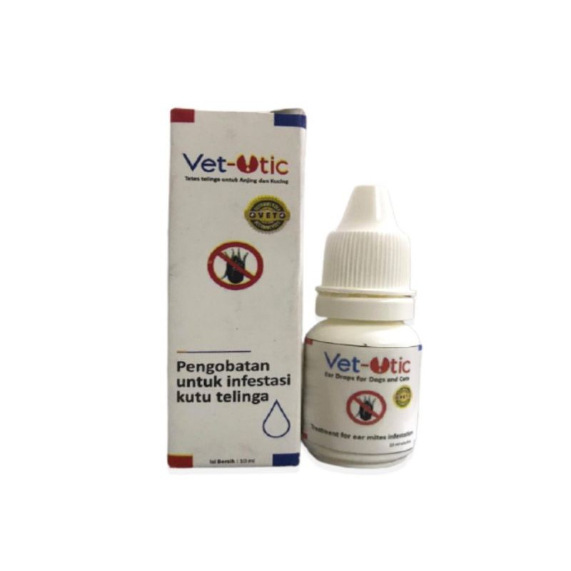 VET OTIC TRIDAYA OBAT TETES KUTU TELINGA ANJING KUCING - 10 ML