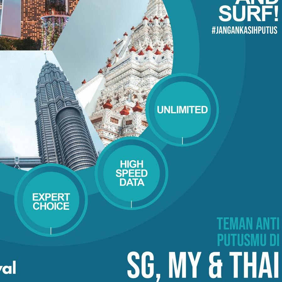 Jual Terbaru Sim Card International Malaysia, Singapore & Thailand For 3/5/7  Days Unlimited 500Mb/Day In Indonesia|Shopee Indonesia