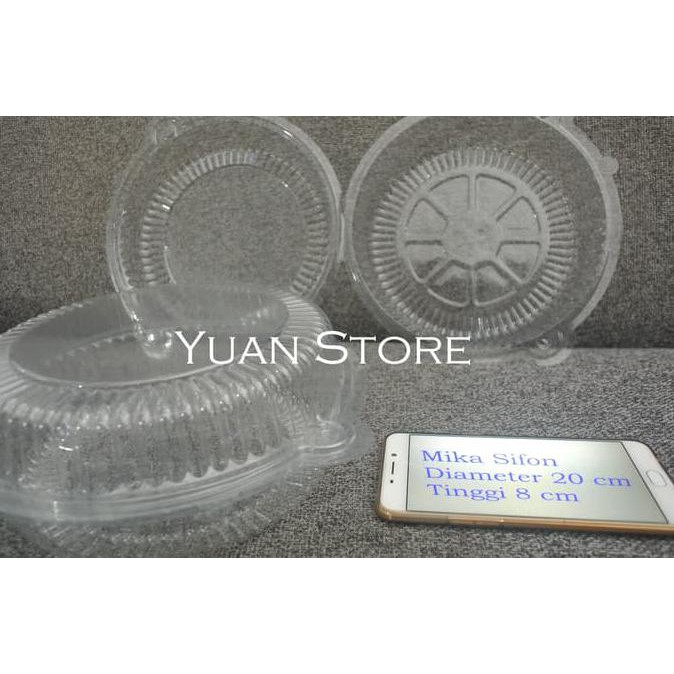 Mika Bolu Bulat | Mika Sifon | Mika Chiffon | Mika Kue 20cm | Plastik