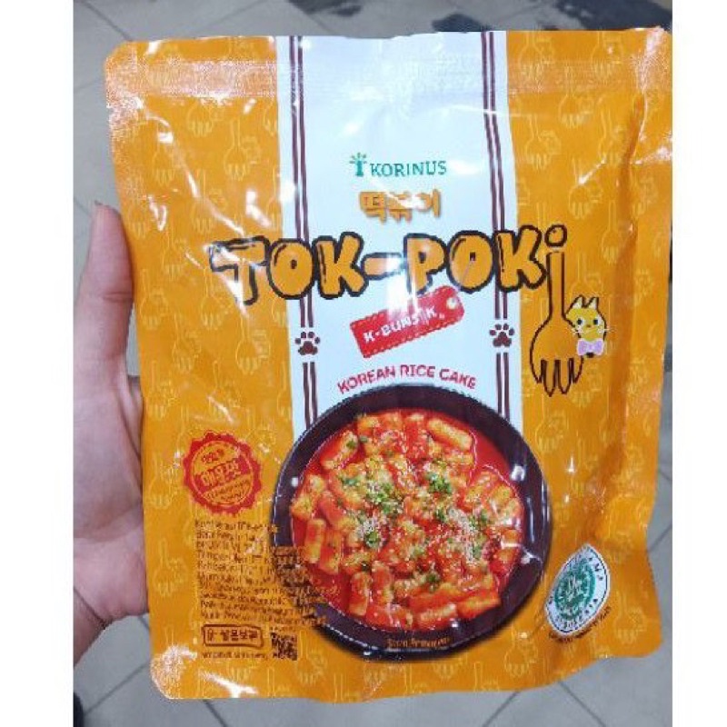 

Korinus Tok Poki Original / Tteokbokki Toppoki / Kue Beras Korea Pedas 140Gr