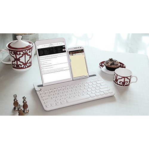 Keyboard Wireless Logitech K480 Multi Device - White