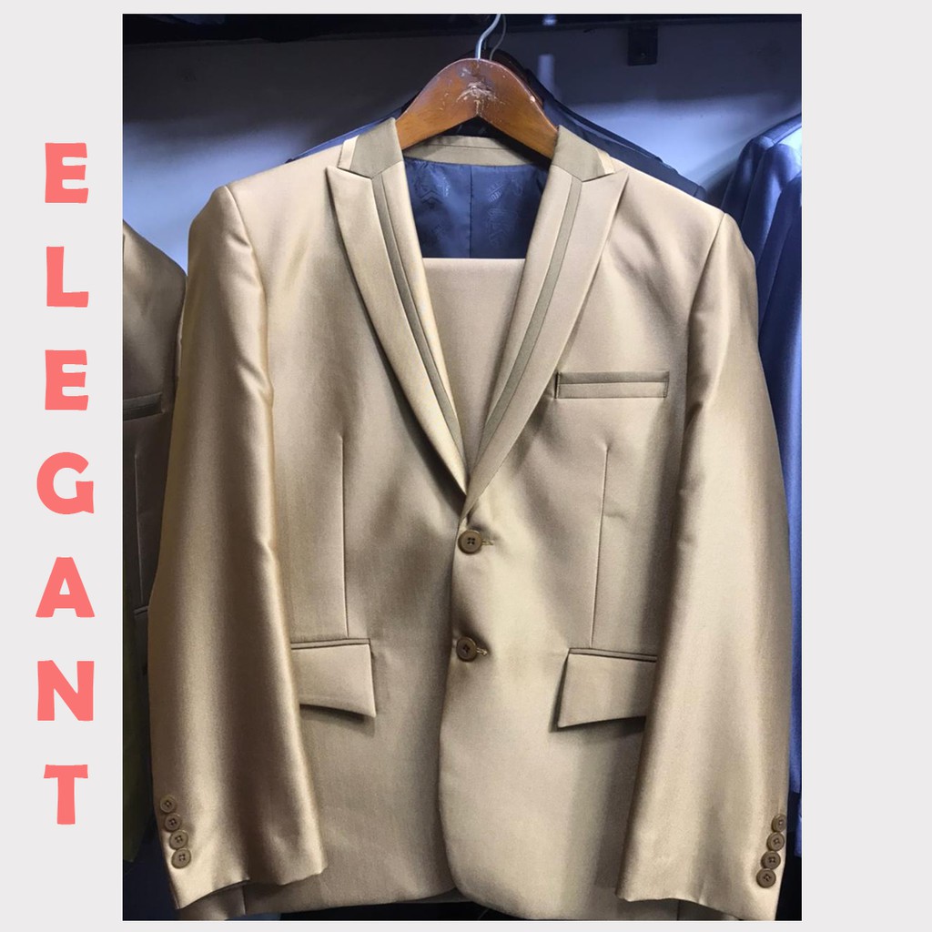 Jas Nikah Jas Formal Semi Wool Blazer Jas Pria Setelan Jas Nikah dan Celana Jas Pria