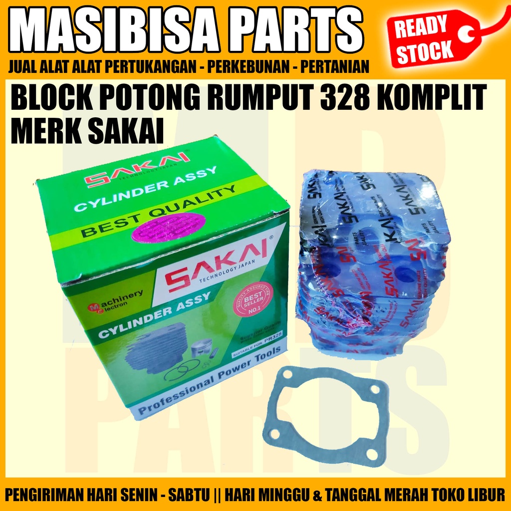 SILINDER BLOK SET / CYLINDER BLOCK ASSY MESIN POTONG RUMPUT 328