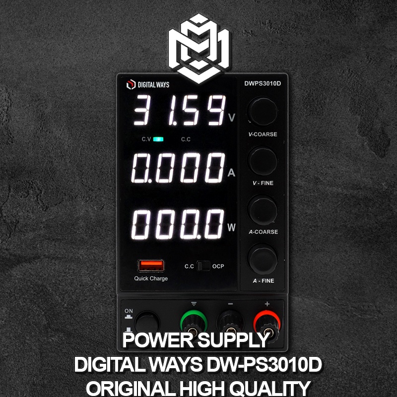 POWER SUPPLY DIGITAL WAYS DW PS3010D 30V 10A ORIGINAL / Power Supply Digital Ways DWPS3010D 30Volt 1