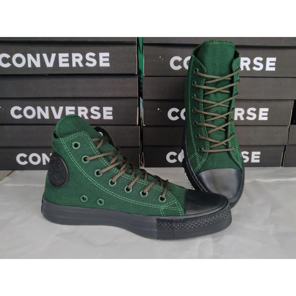 SEPATU CASUAL HIGH CONVERSE ALLSTAR 70S HIGHT FOXING BOOT/HIGHT ARMY