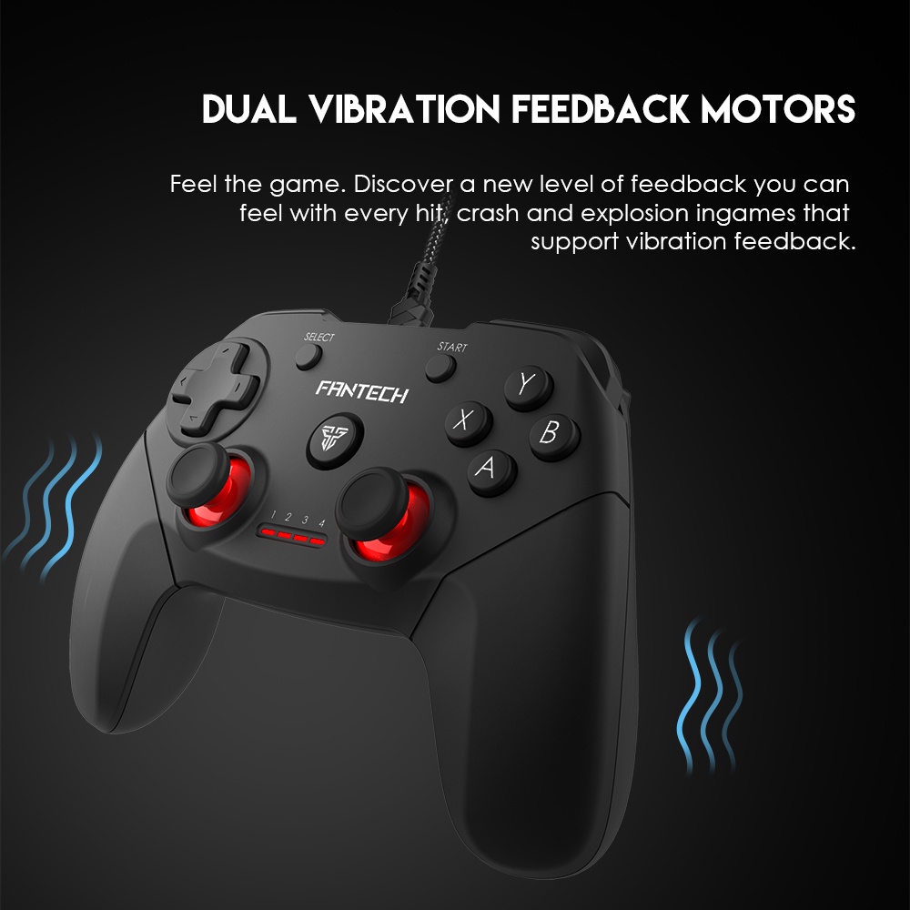 Gaming Controller Gamepad Joystick USB PS/XBOX/PC Fantech Shooter GP12 Wired Gaming Controller