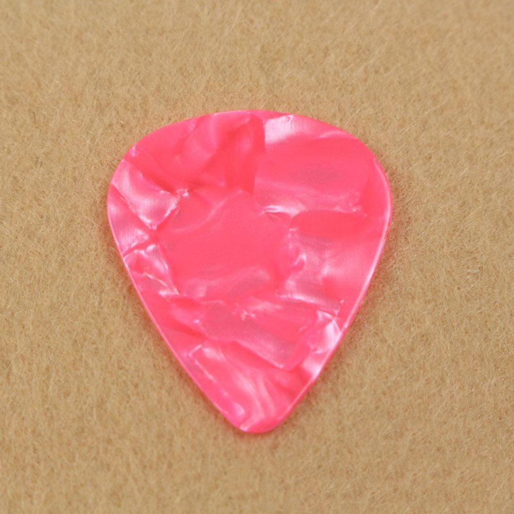 Top 10pcs (Warna Random) Picks Gitar Profesional Shrapnel Fashion Celluloid