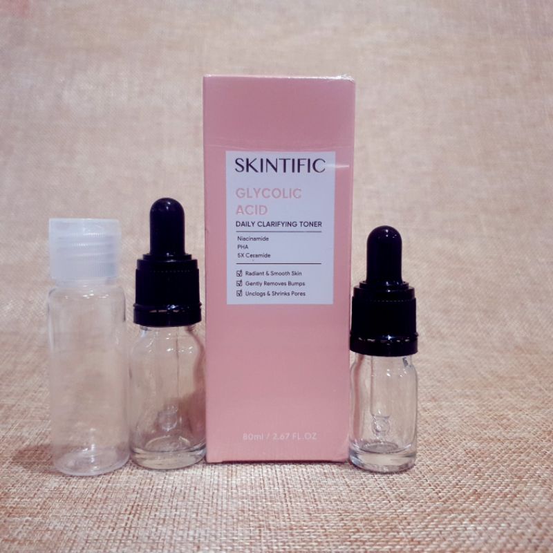 [SHARE] SKINTIFIC - Glycolic Acid Daily Clarifying Toner SHARE IN JAR toner skintific share skintifi