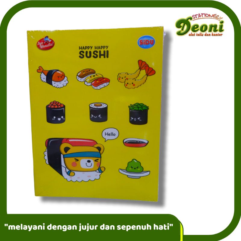

SIDU Buku Tulis 38 Lembar (1 Pcs) Tema Random