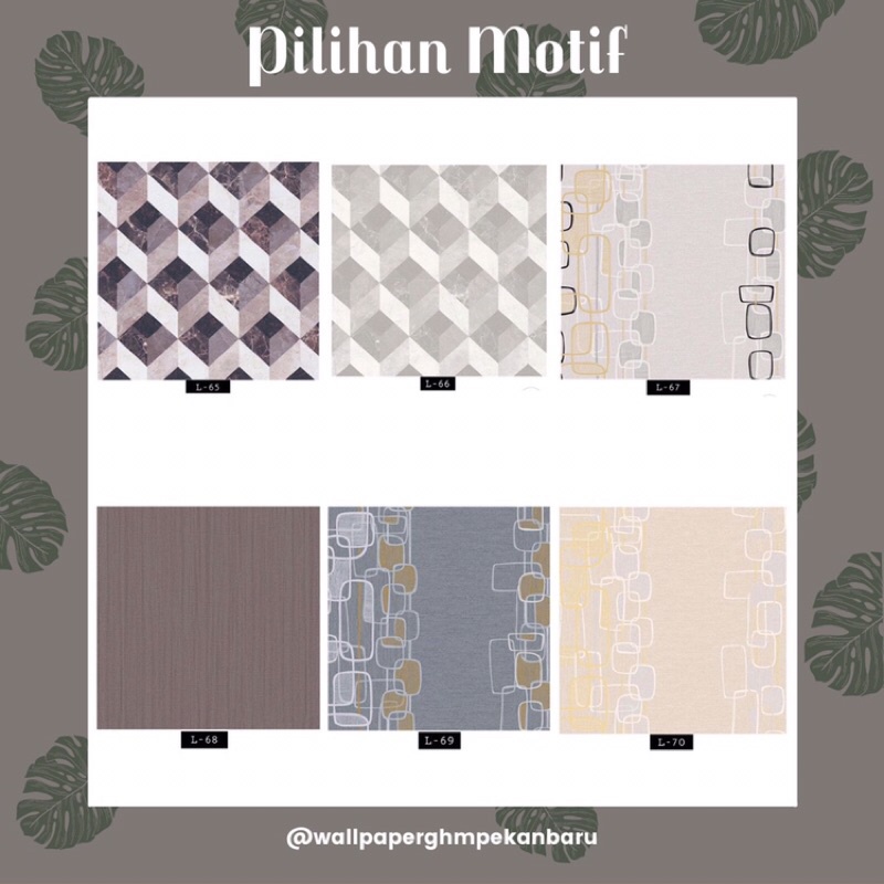 [GHM STORE] WALLPAPER DINDING PREMIUM VINYL BIDANG BESAR RONA MOTIF TIMBUL BAHAN BERTEKSTUR 