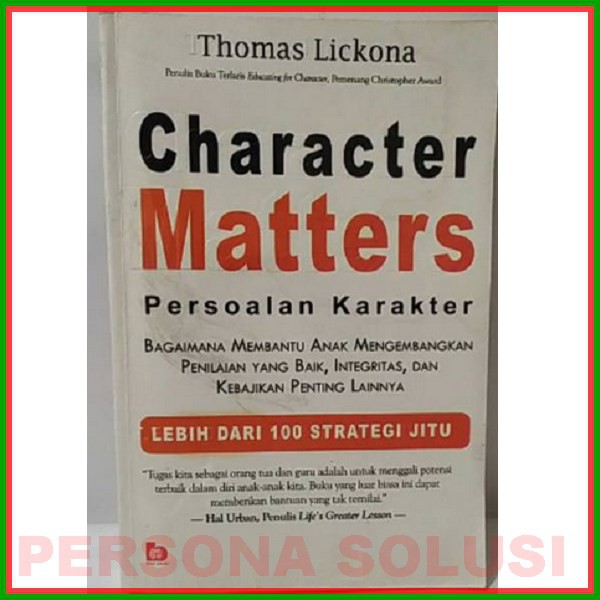 

Charakter Matters - Persoalan Karakter