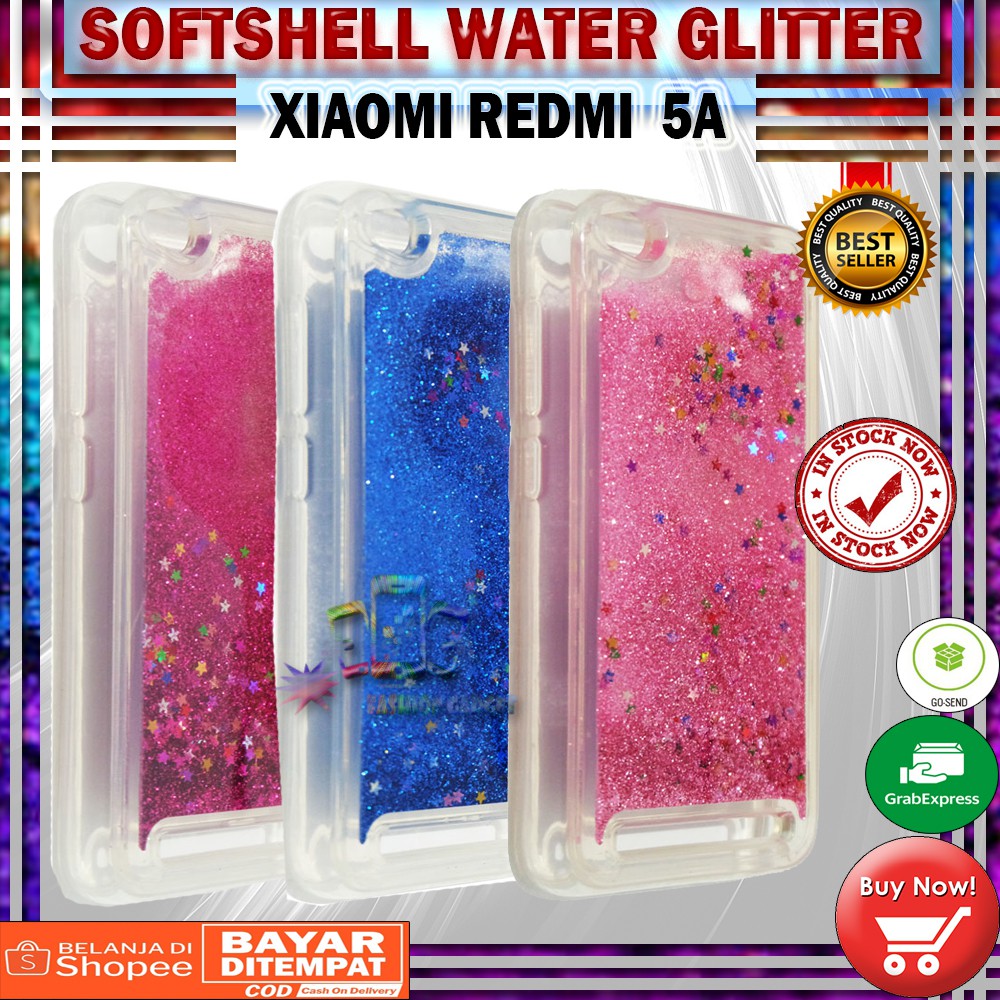 Silikon XIAOMI MI A2 / MI 6X / CASE XIAOMI REDMI 4X Water Glitter Aquarium Casing KESING KASING SOFT CASE