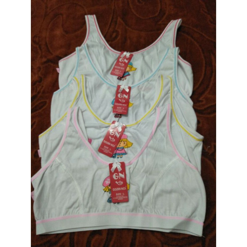 Miniset Anak Abg Pelajar 108 Pakaian Dalam Miniset Anak Cewek Bahan Katun Golden Nick Size M, L, XL