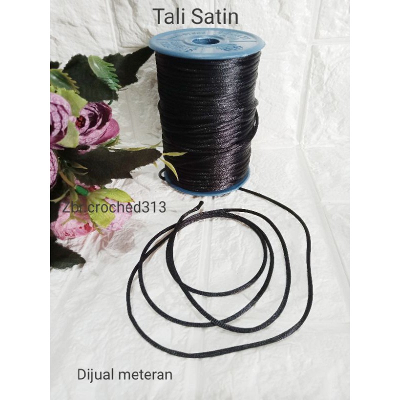 Tali satin/Tali Strap Masker(dijual meteran)