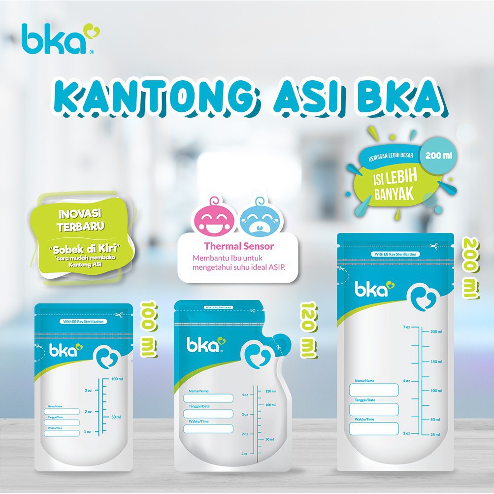 Kantong Asi BKA 100ml isi 30 / 100ml isi 10 / 120 ml isi 30 / 200 ml isi 30