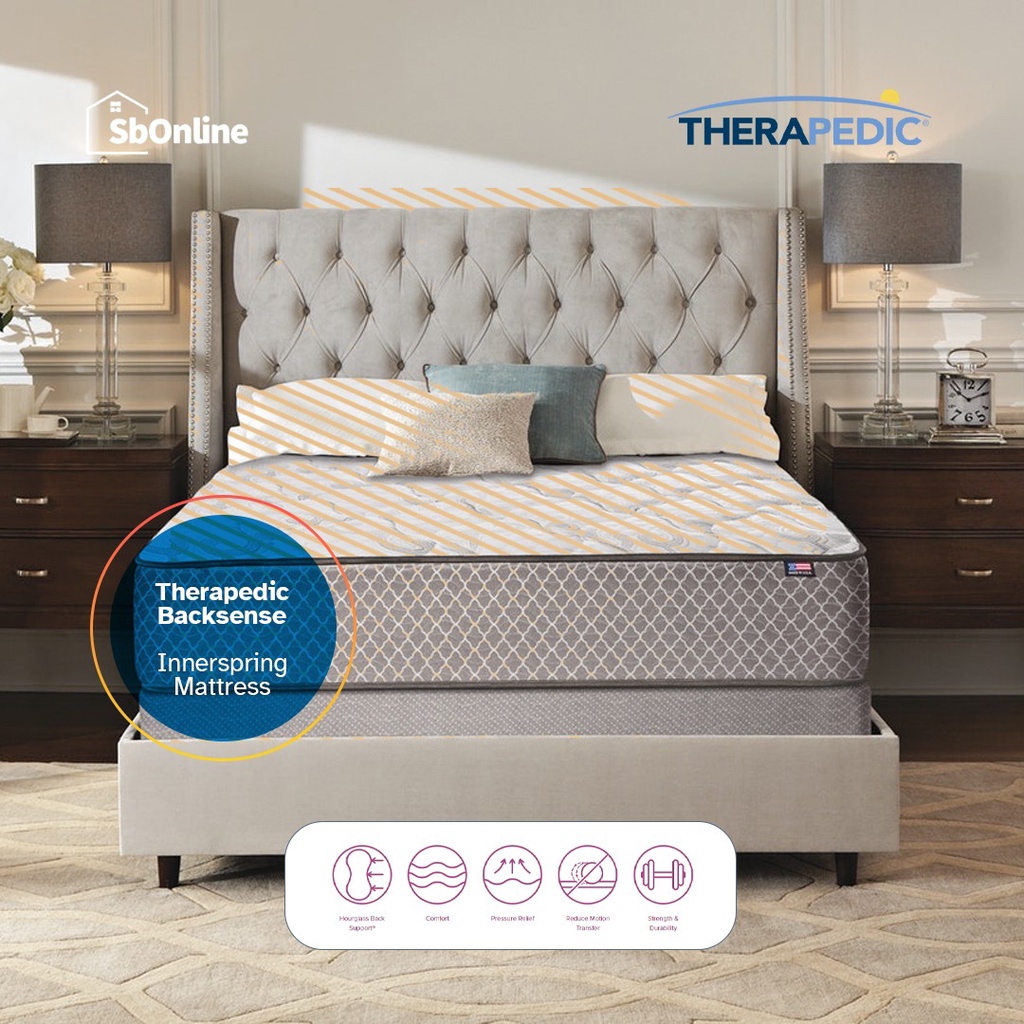 Springbed Therapedic Backsense Mattress Only