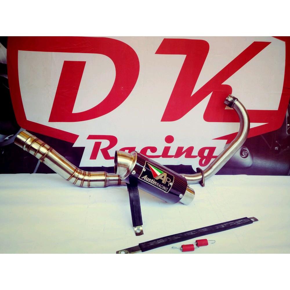 knalpot racing honda cb 100 Austin Racing fullsystem high bac 77