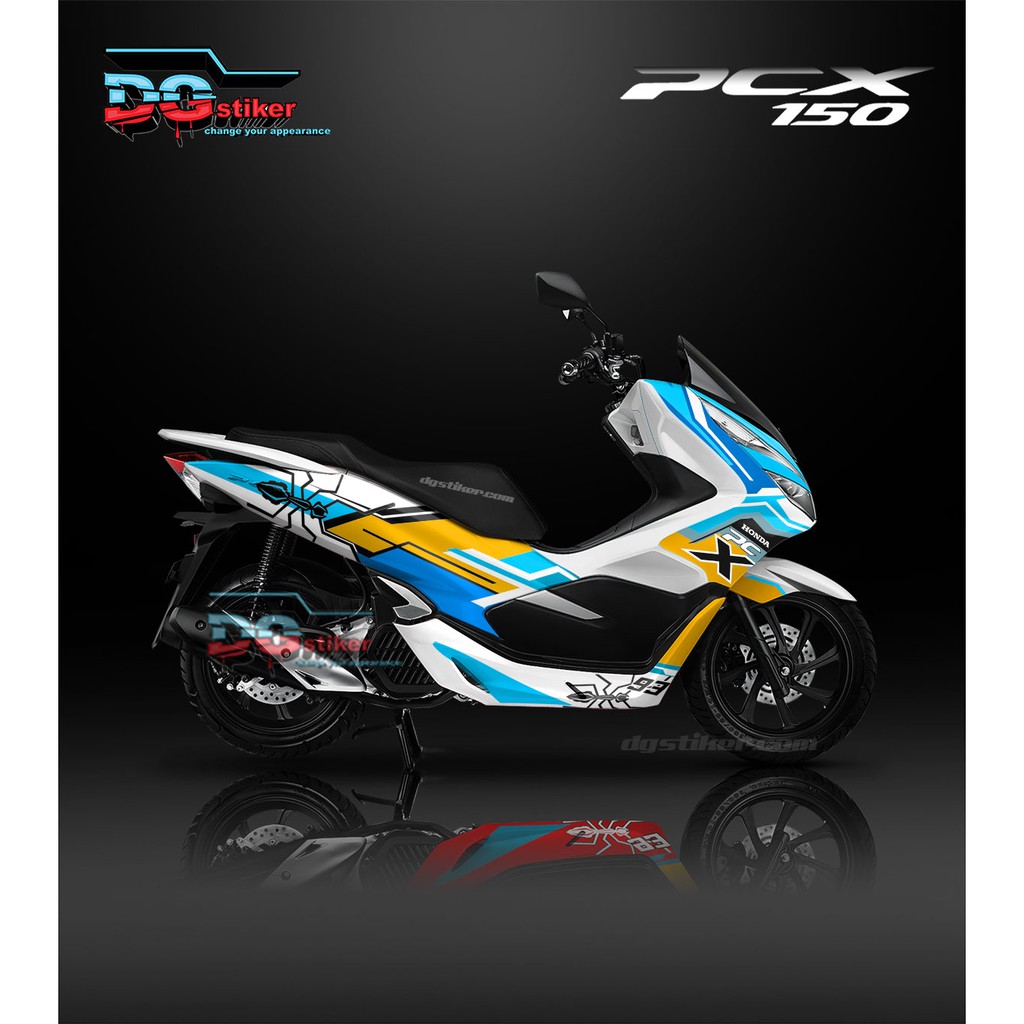 Decal Pcx 150 Putih Semut marc marquez DG Stiker.jpg