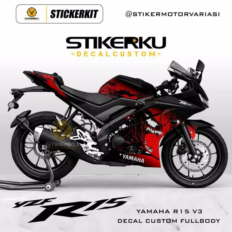 striping decal Yamaha R15 V3/ decal Yamaha R15 V3/ sticker decal Yamaha R15 V3