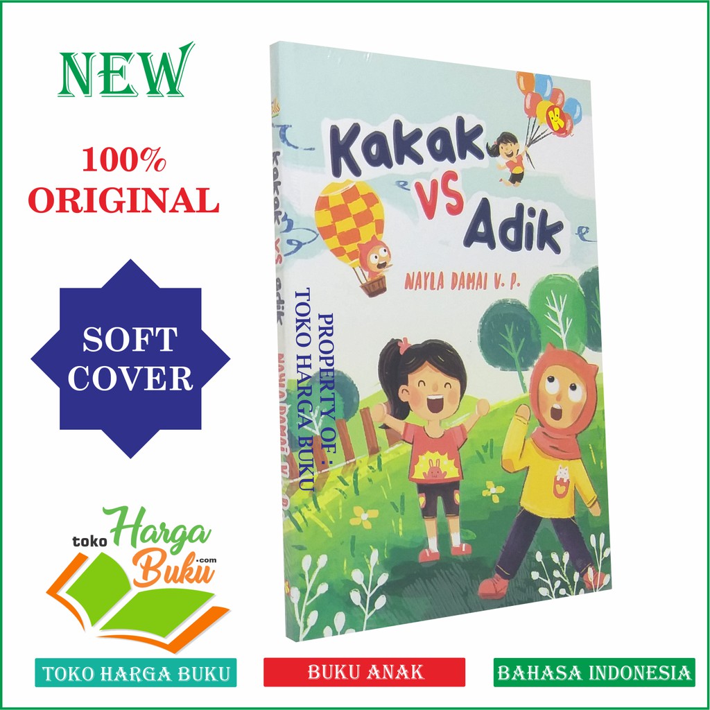Foto Kakak VS Adik SERI 1 Komik Keluarga Buku Anak ORIGINAL Penerbit Pustaka Al-Kautsar Kids