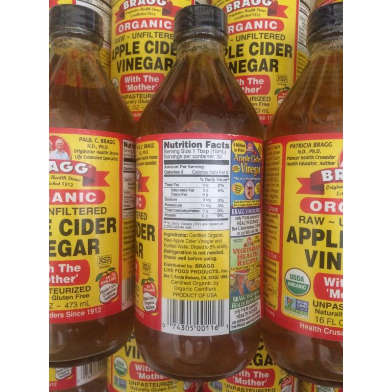 

ACV 946ml || APPLE CIDER VINEGAR with the mother ASLI