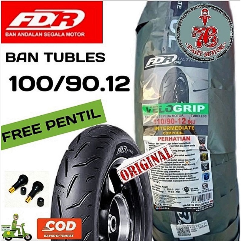 BAN TUBLES FDR VELO GRIB 100/90.12 FREE PENTIL