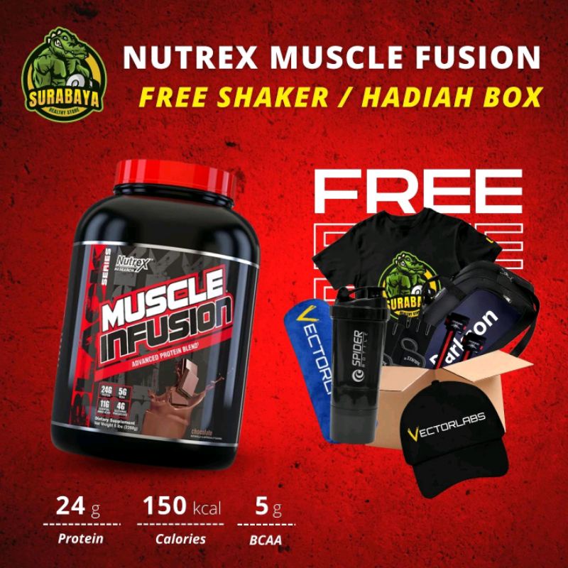 Nutrex Muscle Infusion 5 Lbs Advanced Whey Protein Isolate Blend BPOM Susu Fitness Gym Diet Cutting 5Lbs NON Rule1 R1 Rule One 1 Evl Ans Rsp Dymatize Bpi Iso Hd