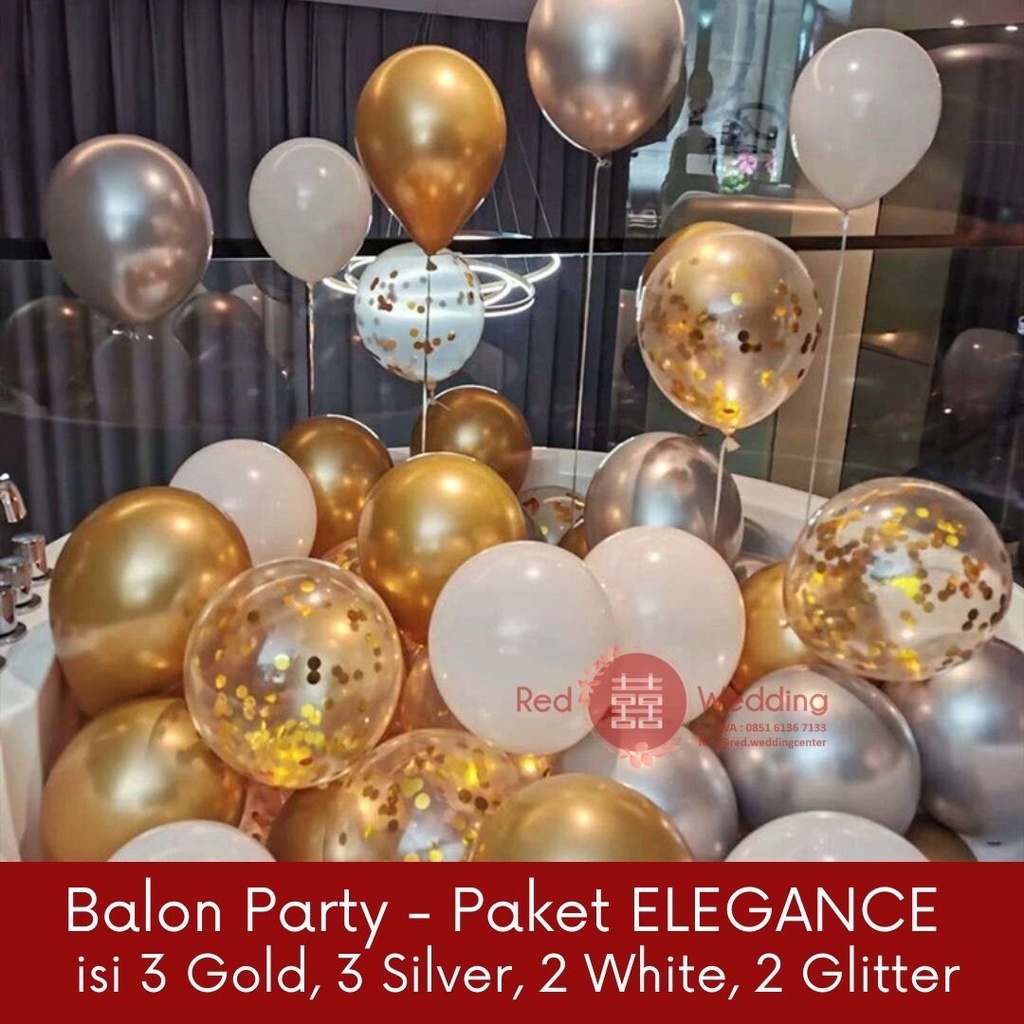 [MIXED] Balon Pesta Party bahan latex dekorasi acara Birthday / Wedding / Proposal / Anniversary / Baby Shower / Bridal Shower
