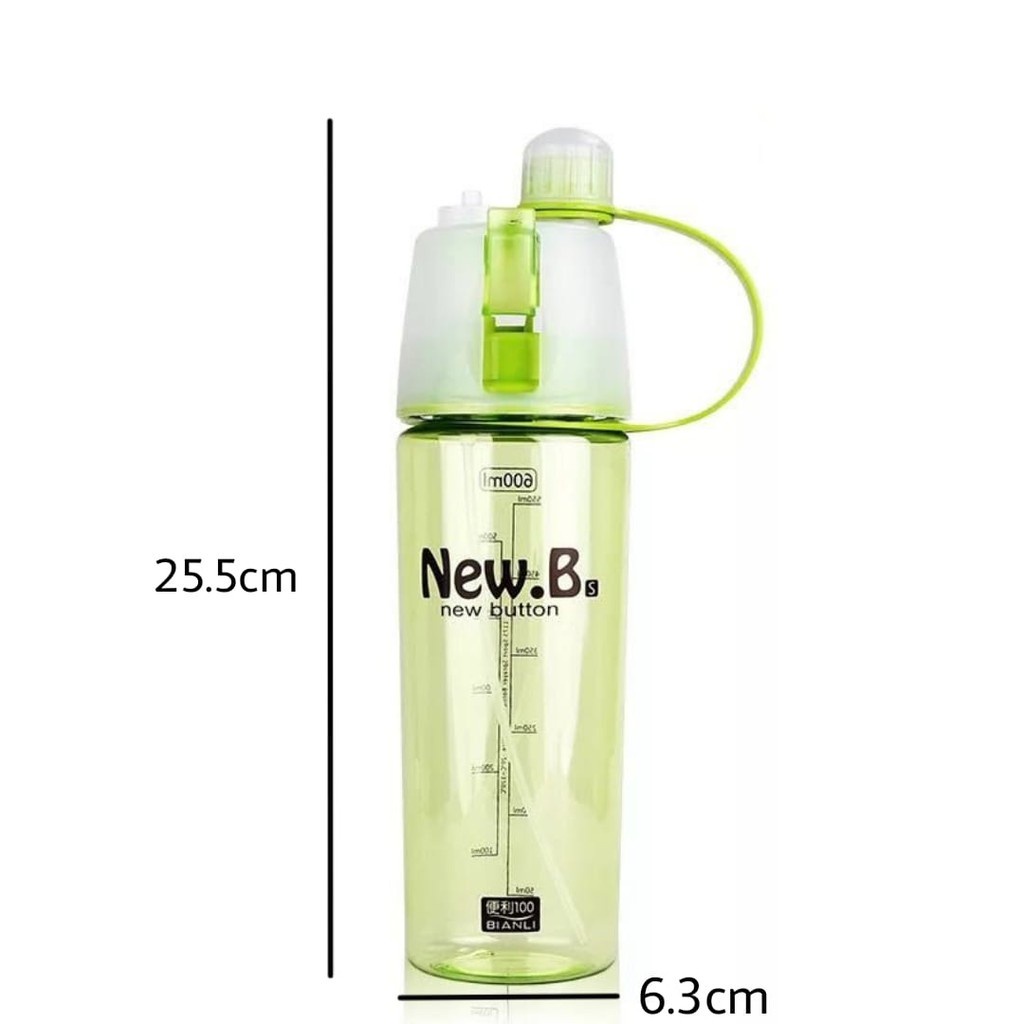 Botol Minum Spray New B / Now E Sport Bottle Water 600ML 245