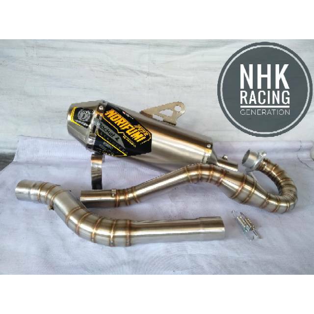 KNALPOT RACING NORIFUMI CRF150L KNALPOT KLX SEBF L G DTRACKER KNALPOT TIGER TRAIL VIXION TRAIL