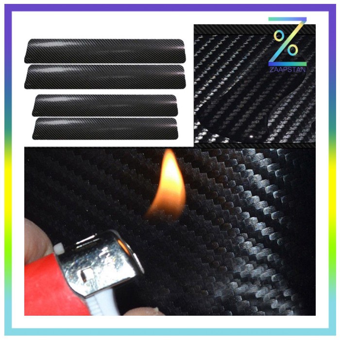 KARLOR Stickers Carbon Fiber Anti Gores untuk Mobil - D-704 - Black