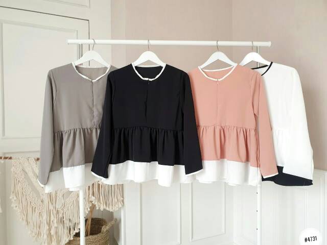 ANASTASIA TOP / BLOUSE / ATASAN KERJA / ATASAN WANITA