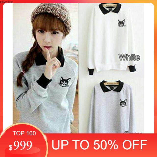 Atasan baju rajut Catty Colar - Baju Rajut Atasan Wanita