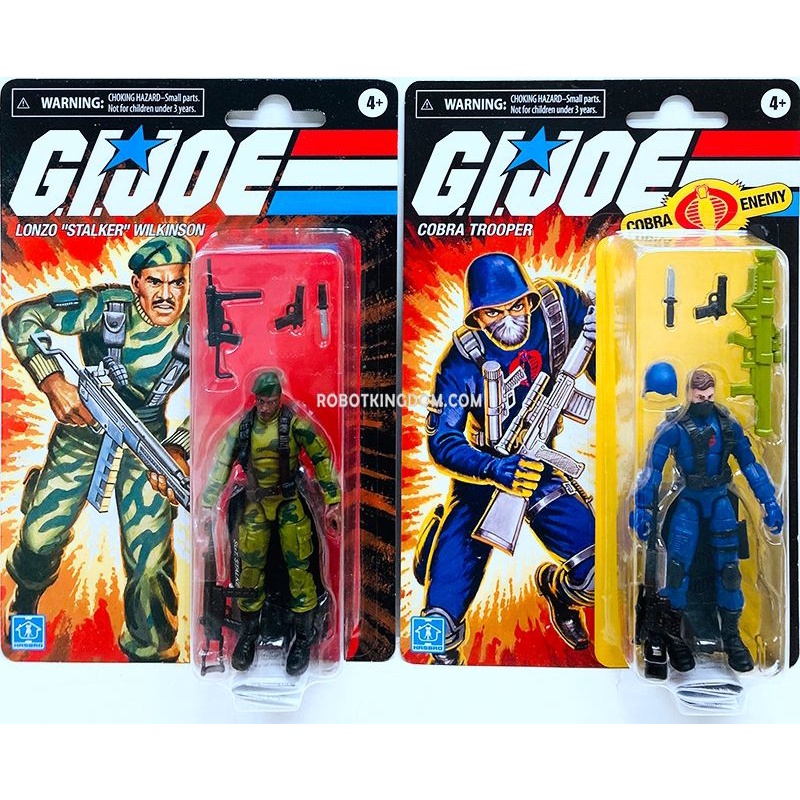 Figure GI Joe Retro 3.75 Stalker &amp; Cobra Trooper G.i. Joe set 2 pcs