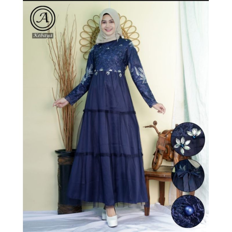 NEW REALPICT GAMIS ASSIFA/GAMIS PESTA MURAH/DRESS TERBARU/BY ASSIFA