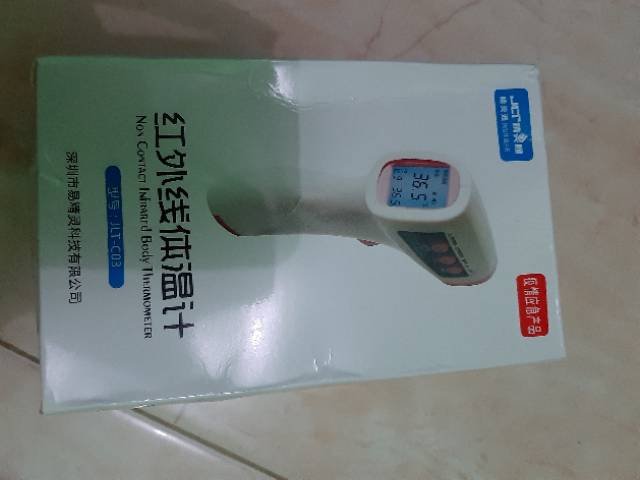 Thermometer Suhu Badan Digital Infrared LCD Non Contact 