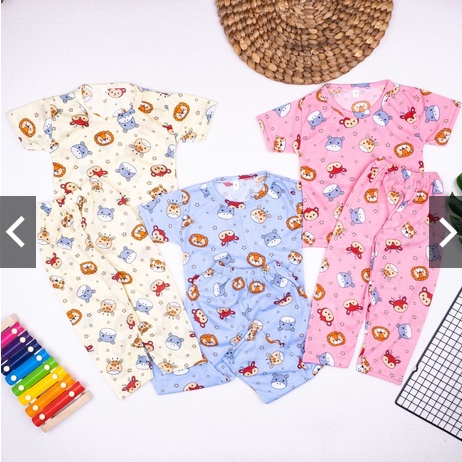 SETELAN ANAK UNISEX ZOO ANIMAL / SET BAJU PENDEK &amp; PANJANG / KAOS ANAK UMUR 1-5 TAHUN