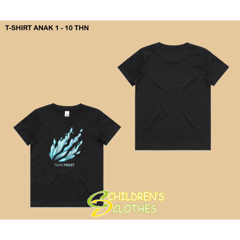 baju anak frost diamond kaos anak team frost