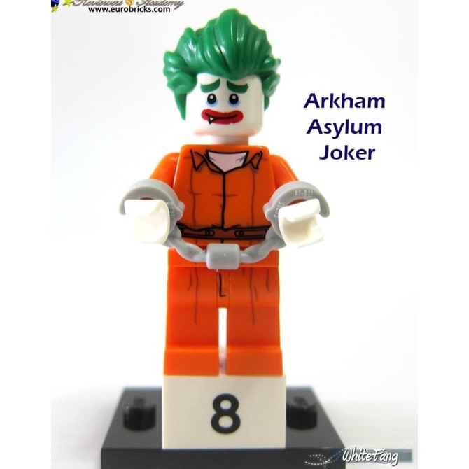 ```````] LEGO Minifigures Series Batman Movie-Arkham Asylum Joker Minifigure #8