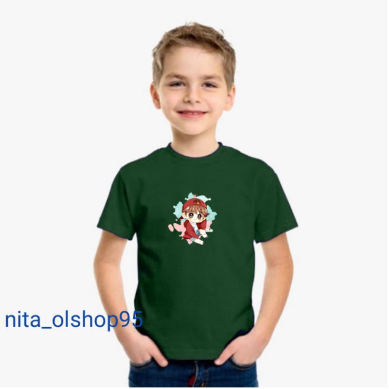 Baju anak karakter BTS, baju anak lucu , baju anak laki laki, baju anak peremuan