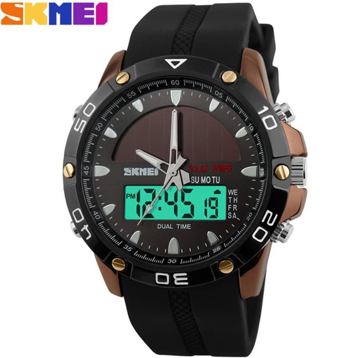 jam tangan / jam tangan pria / skmei /Jam Tangan Pria SKMEI Solar Power 1064