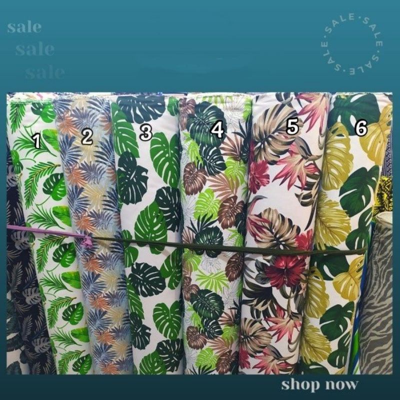 Promo 12.12 Sale Kain kanvas. Kain kanvas motif. Kain canvas motif. Kain kanvas meteran. bahan kanva