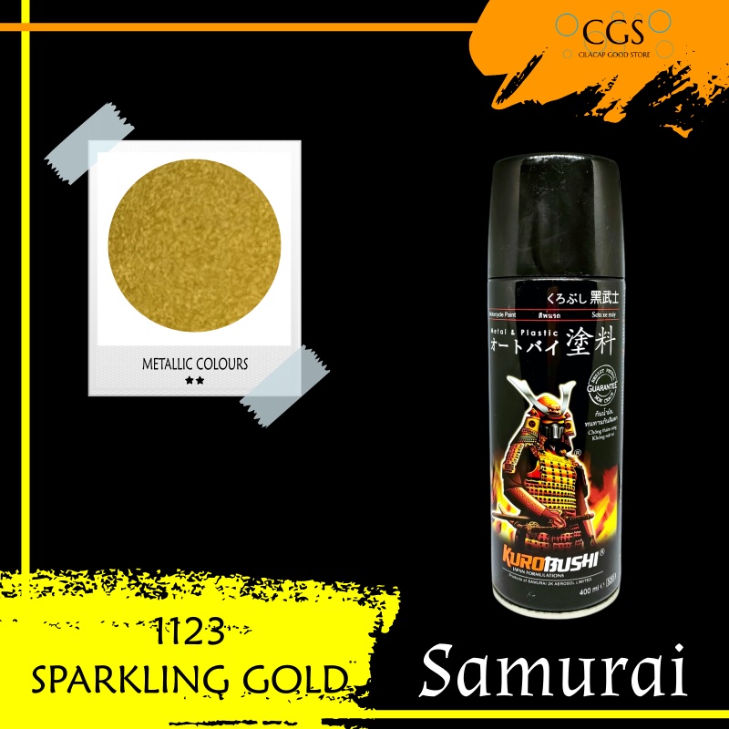 Pilok Samurai SPARKLING GOLD 1123 - samurai 1123 - pilox  samurai gold - pilox samurai gold metalic 
