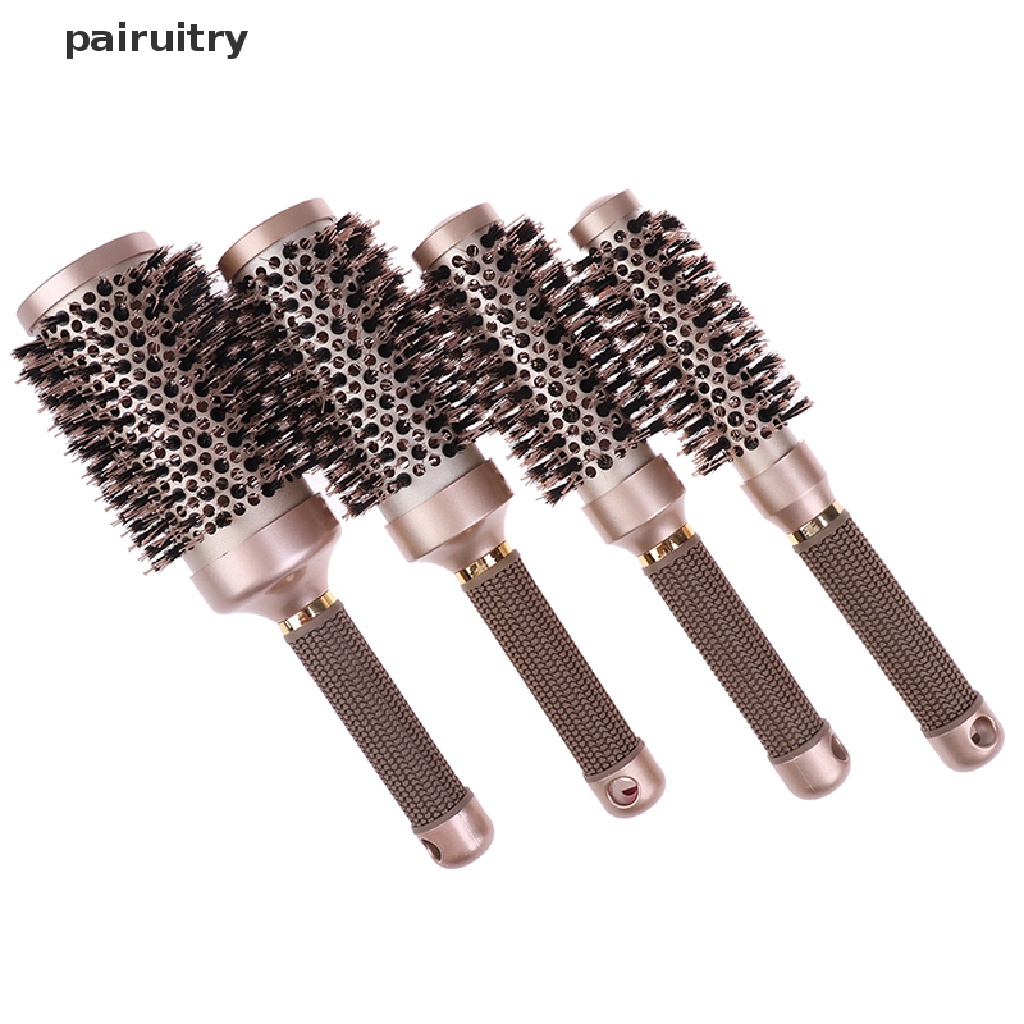 Prt Sisir Rambut Profesional Thermal Ionik Anti Slip Bahan Keramik Warna Emas PRT