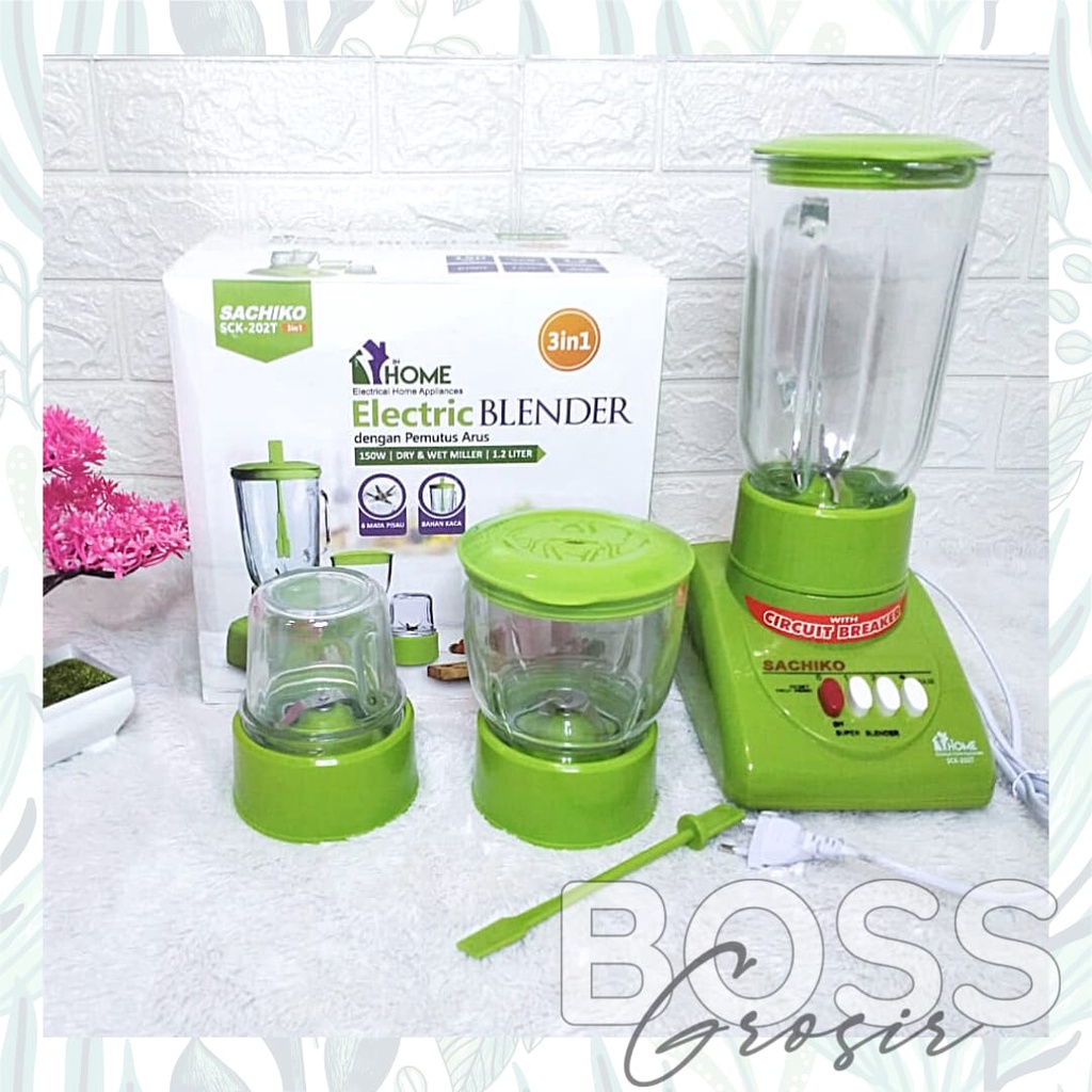 SACHIKO BLENDER KACA 3 IN 1
