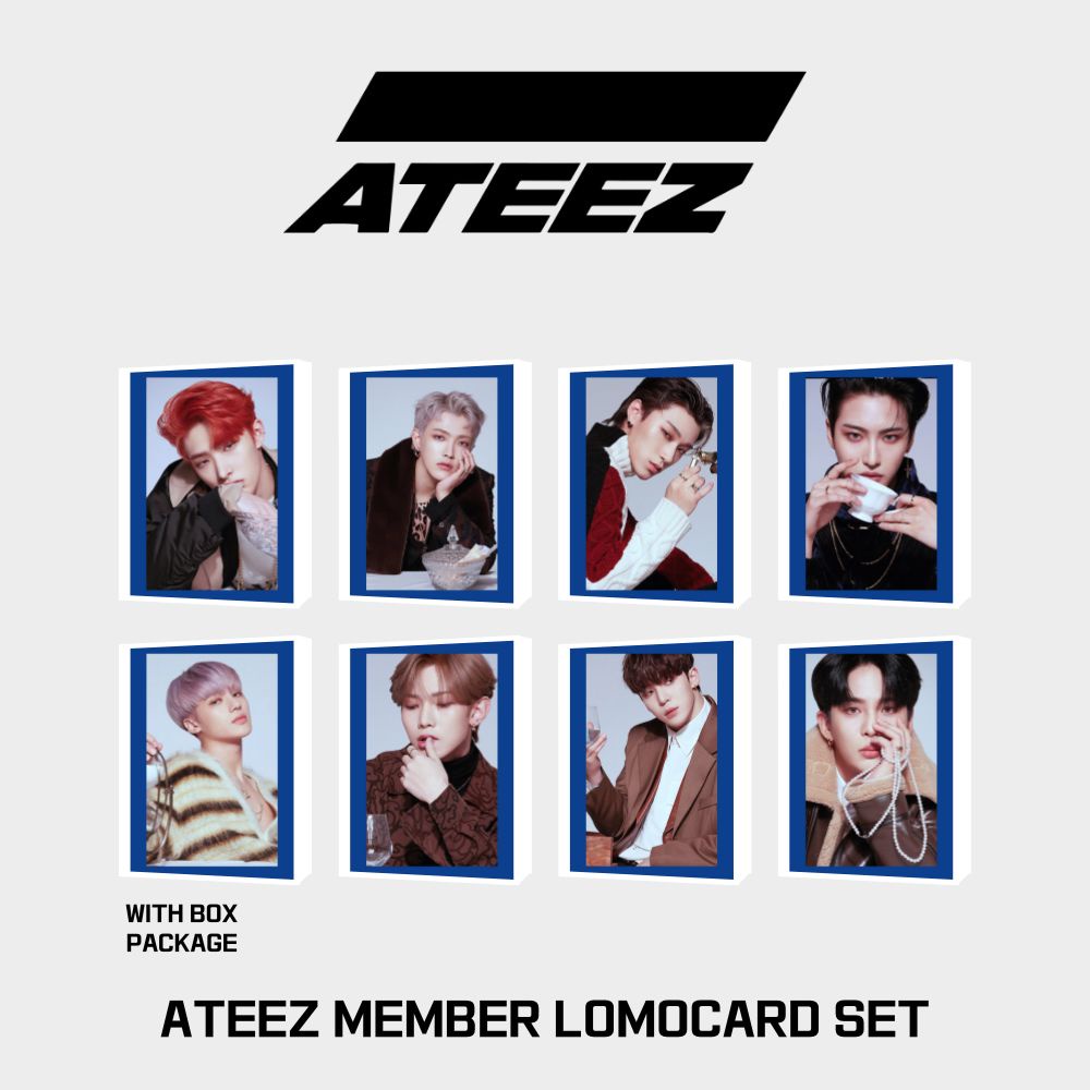 LOMO CARD ATEEZ LOMOCARD (ISI 25 PCS + BOX + LAMINASI 2SISI) KPOP IDOL KOREA PREMIUM MURAH UNOFFICIAL HONGJOONG SEONGHWA YUNHO YEOSANG SAN MINGI WOOYOUNG JONGHO READY STOCK !