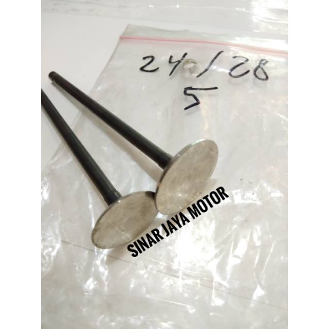 Klep Swedia Sewedia 24 28 5 Ukuran 24 28 Batang 5 Set 2pcs