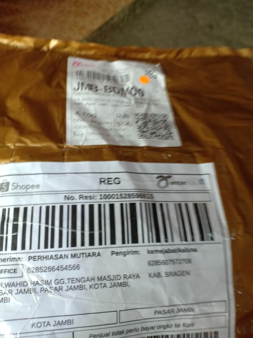 Baju Kemeja Baju Batik Pria Lengan Panjang Slimfit Premium Batik Aluna Solo Khas Indonesia 074