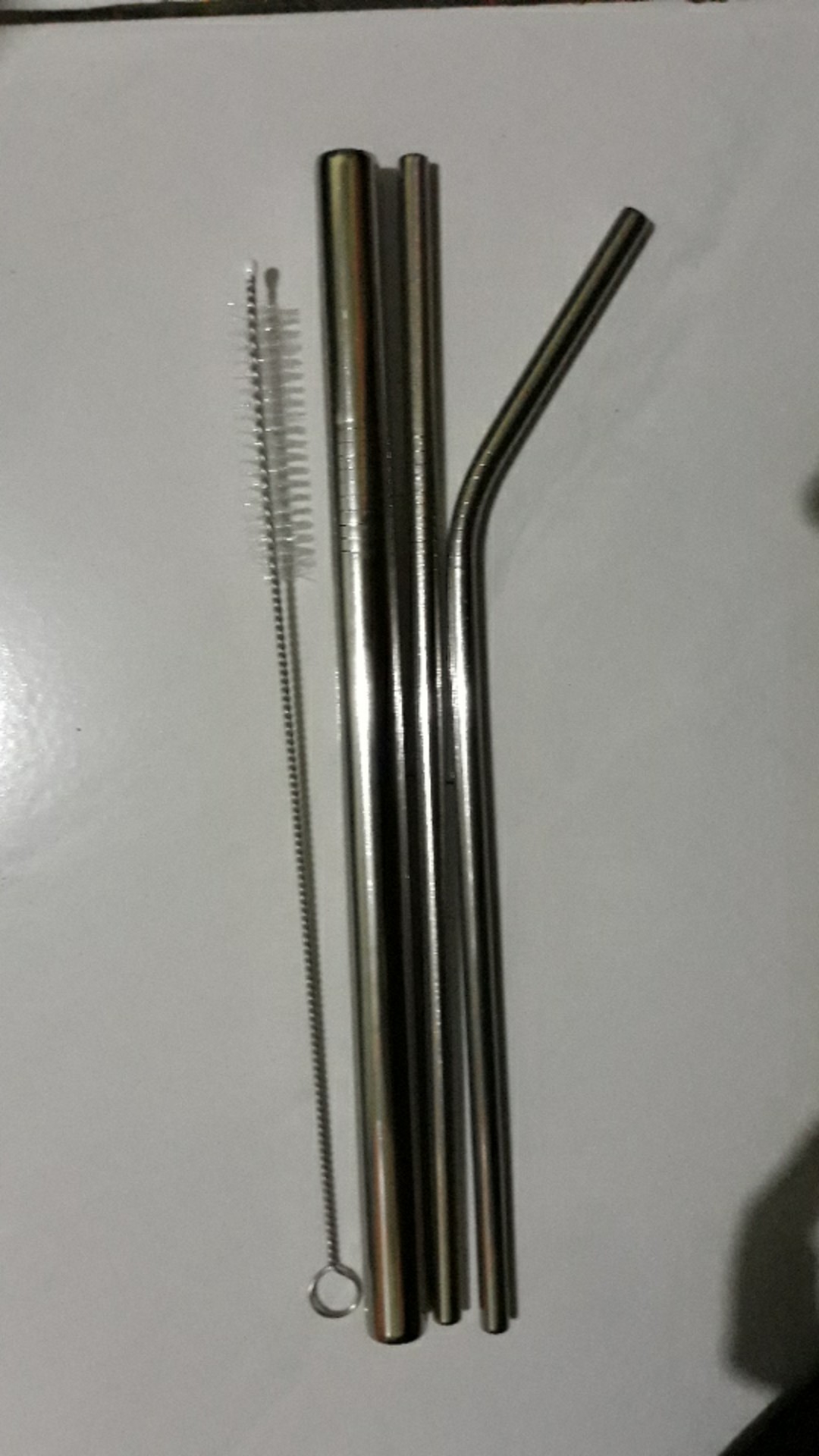 Sedotan Stainless Termurah Straw Brush Paket Boba